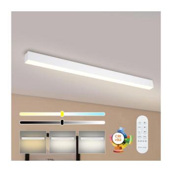 BRILAGI - LED dimmelhető mennyezeti lámpa SLEEKLINE LED/40W/230V Wi-Fi Tuya fehér + távirányító BRI469 kép