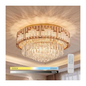 BRILAGI - LED dimmelhető mennyezeti lámpatest CROWN LED/41W/230V átm. 48 cm arany + távirányító BRSL61031G-LED kép