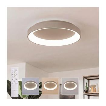 BRILAGI - LED dimmelhető mennyezeti lámpatest FALCON II LED/99W/230V átm. 60 cm bézs + távirányító BRC2668-600/BG kép