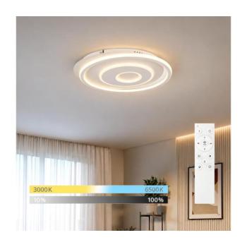 BRILAGI - LED dimmelhető mennyezeti lámpatest IRIS LED/83W/230V 46x50 cm fehér + távirányító BRMXC2983-BI kép