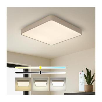 BRILAGI-LED dimmelhető mennyezeti lámpatest POOL SQUARE LED/48W/230V 3000-6000K 50x50 cm bézs+távirányító BRI663 kép