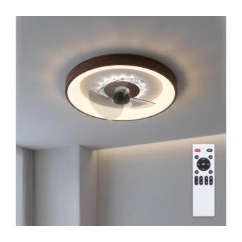 BRILAGI - LED dimmelhető mennyezeti látor LED/34W/230V átm. 46 cm barna + távirányító WF-OSD-157 kép