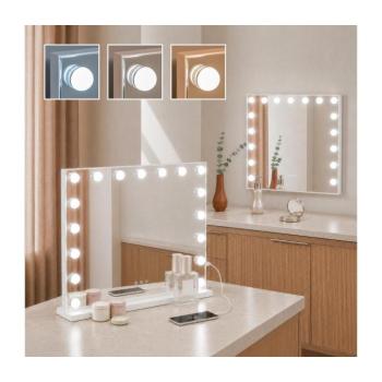 BRILAGI - LED dimmelhető sminktükör HOLLYWOOD LED/15W/230V 60x50 cm fehér FG-M6-WD11-6050-WHT kép