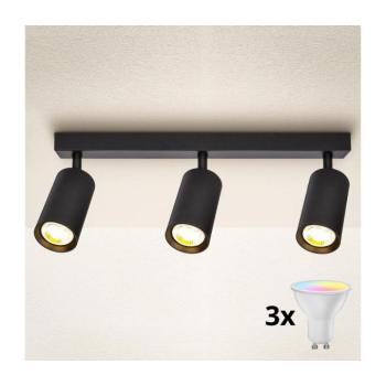 BRILAGI - LED dimmelhető spotlámpa SELE 3xGU10/4,8W/230V fekete BG0626+3xAI2382 kép