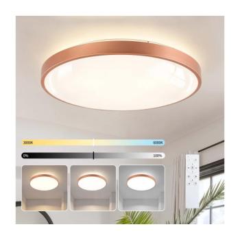 BRILAGI - LED dimmelhető világítótest GLASS POOL DOUBLE LED/80W/230V 60 cm rézszínű + távirányító BRI1062 kép
