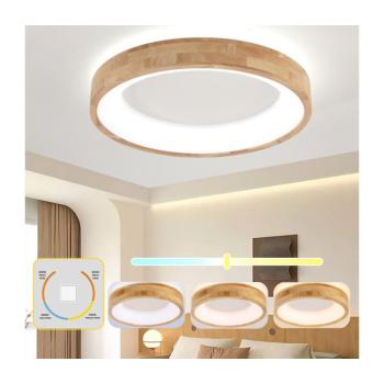 BRILAGI-LED FALCON WOOD mennyezeti lámpatest LED/40W/230V 3000/4000/6000K 60 cm fa kivitel BRI538 kép