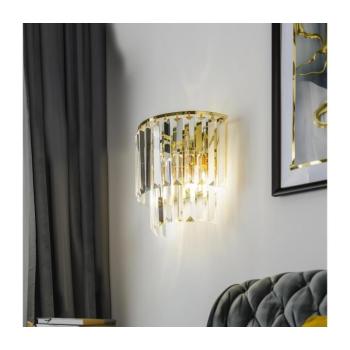 BRILAGI - LED Fali kristály lámpa MOZART 2xE14/40W/230V arany BG-17106/2W-GLD kép