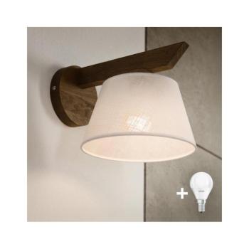 BRILAGI - LED fali lámpa ANTHONY 1xE14/40W/230V diófa/fehér 8590828610441 kép