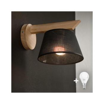 BRILAGI - LED Fali lámpa ANTHONY 1xE14/40W/230V tölgy/fekete 8590828610434 kép