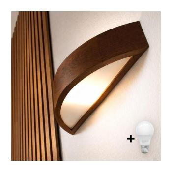BRILAGI - LED fali lámpa CARVALHO 1xE27/15W/230V tölgy dió 8590828607236 kép