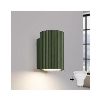 BRILAGI - LED fali lámpa CRESTO 1xGU10/10W/230V 10 cm zöld BR.1656 kép