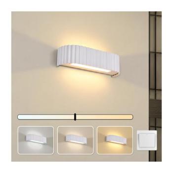 BRILAGI - LED fali lámpa FALCON MODERN LED/10W/230V 30 cm 3000/4500/6000K fehér BRI962 kép