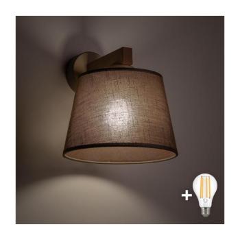 BRILAGI - LED fali lámpa LATTE SABIA 1xE27/15W/230V fenyő/barna 11556 kép