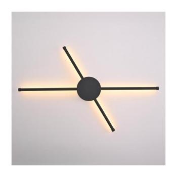 BRILAGI - LED Fali lámpa LUGO QUATTRO LED/16W/230V fekete WO-DIY-19-BLK kép