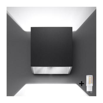 BRILAGI - LED Fali lámpa MURO 1xG9/4W/230V fekete BR.0057 kép