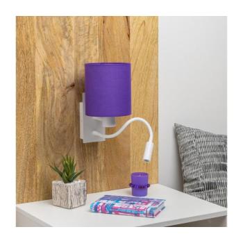 BRILAGI - LED Fali lámpa NUBILA 1xE27/25W/230V + LED/3W fehér/lila BG1559+BG1580 kép