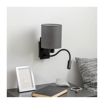 BRILAGI - LED Fali lámpa NUBILA 1xE27/25W/230V + LED/3W fekete/antracit BG1558+BG1574 kép