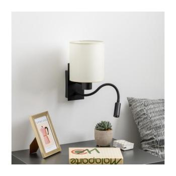 BRILAGI - LED Fali lámpa NUBILA 1xE27/25W/230V + LED/3W fekete/krémes BG1558+BG1585 kép