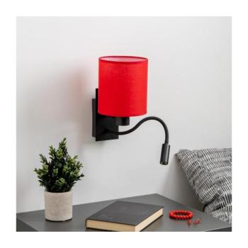 BRILAGI - LED Fali lámpa NUBILA 1xE27/25W/230V + LED/3W fekete/piros BG1558+BG1578 kép