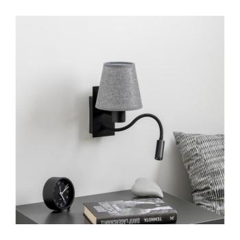BRILAGI - LED Fali lámpa NUBILA 1xE27/25W/230V + LED/3W fekete/szürke BG1558+BG1569 kép