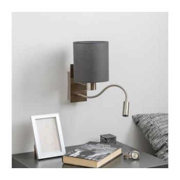 BRILAGI - LED Fali lámpa NUBILA 1xE27/25W/230V + LED/3W króm/antracit BG1556+BG1574 kép