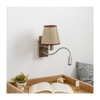 BRILAGI - LED Fali lámpa NUBILA 1xE27/25W/230V + LED/3W króm/barna BG1556+BG1570 kép