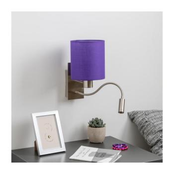 BRILAGI - LED Fali lámpa NUBILA 1xE27/25W/230V + LED/3W króm/lila BG1556+BG1580 kép