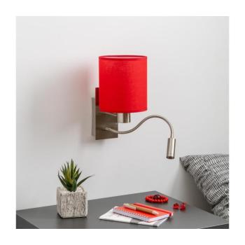 BRILAGI - LED Fali lámpa NUBILA 1xE27/25W/230V + LED/3W króm/piros BG1556+BG1578 kép