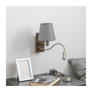 BRILAGI - LED Fali lámpa NUBILA 1xE27/25W/230V + LED/3W króm/szürke BG1556+BG1569 kép