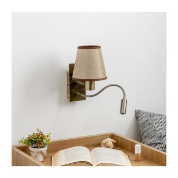 BRILAGI - LED Fali lámpa NUBILA 1xE27/25W/230V + LED/3W réz/barna BG1557+BG1570 kép