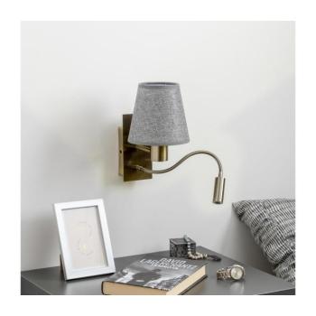 BRILAGI - LED Fali lámpa NUBILA 1xE27/25W/230V + LED/3W réz/szürke BG1557+BG1569 kép