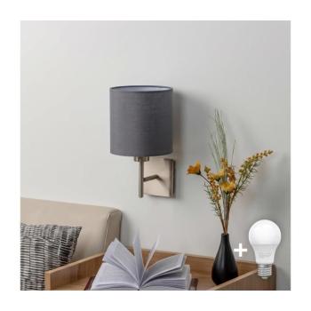 BRILAGI - LED fali lámpa NUBILA 1xE27/60W/230V matt króm/antracit EG32507+BG1574 kép