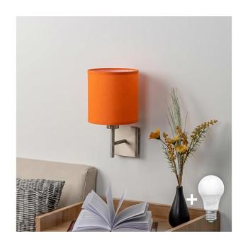 BRILAGI - LED fali lámpa NUBILA 1xE27/60W/230V matt króm/narancssárga EG32507+BG2453 kép