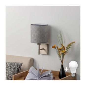 BRILAGI - LED fali lámpa NUBILA 1xE27/60W/230V matt króm/szürke EG32507+BG1582 kép