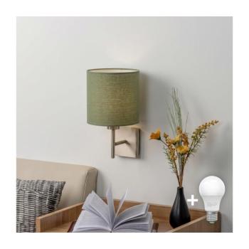 BRILAGI - LED fali lámpa NUBILA 1xE27/60W/230V matt króm/zöld EG32507+BG1576 kép