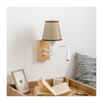 BRILAGI - LED Fali lámpa NUBILA WOOD 1xE27/25W/230V + LED/3W tölgy/barna BG1565+BG1570 kép
