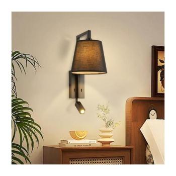 BRILAGI - LED Fali lámpa RAYA 1xE14/40W/230V + LED/3W fekete BRI207 kép