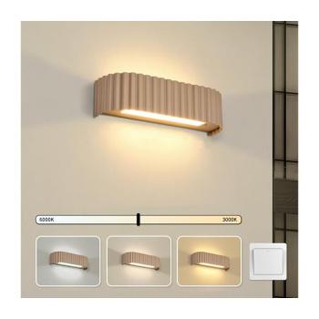 BRILAGI -LED fali lámpatest FALCON MODERN LED/10W/230V 30 cm 3000/4500/6000K bézs BRI961 kép