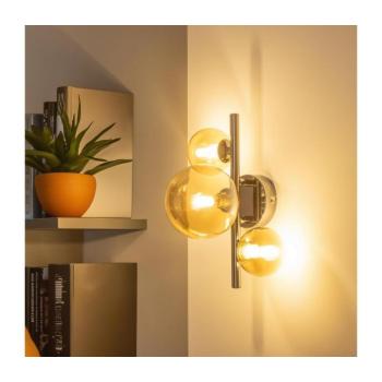 BRILAGI - LED fali lámpatest MILLA 3xG9/3W/230V fekete króm/arany 4010-3CA kép