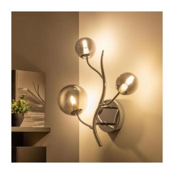 BRILAGI - LED fali lámpatest MISTEL 3xG9/3W/230V fekete króm/füstszínű 3009-3CS kép