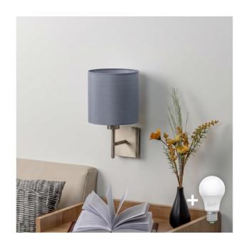 BRILAGI - LED fali lámpatest NUBILA 1xE27/60W/230V matt króm/világosszürke EG32507+BG2454 kép