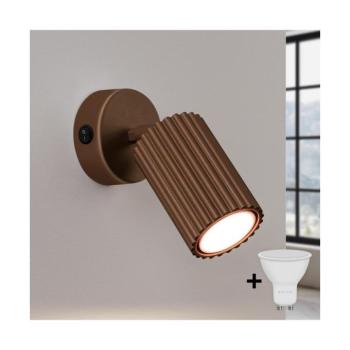 BRILAGI - LED fali spotlámpa CRESTO 1xGU10/10W/230V barna BR.1959 kép