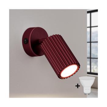 BRILAGI - LED fali spotlámpa CRESTO 1xGU10/10W/230V bordó BR.1920 kép