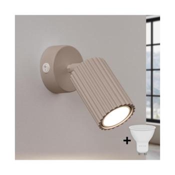 BRILAGI - LED fali spotlámpa CRESTO 1xGU10/10W/230V taupe BR.1762 kép