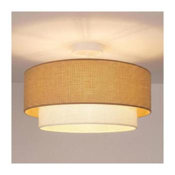 BRILAGI - LED felületre szerelhető csillár BOHO ECO 1xE27/10W/230V átm. 40 cm bézs/krémszínű 8590828052449 kép