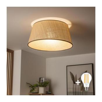 BRILAGI - LED felületre szerelhető csillár CERIA, 1xE27/40W/230V, átmérő 50 cm, bézs BG3991+EG781084 kép