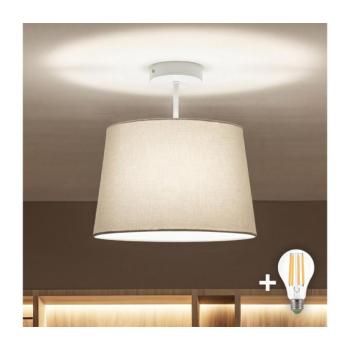 BRILAGI - LED felületre szerelhető csillár CERIA 1xE27/60W/230V átm. 30 cm fehér/szürke BG3992+EG781036 kép
