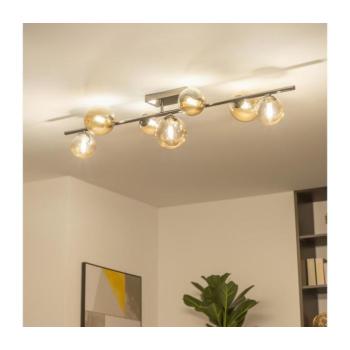 BRILAGI - LED Felületre szerelhető csillár MILLA 7xG9/3W/230V fekete króm/arany 7010-7CA