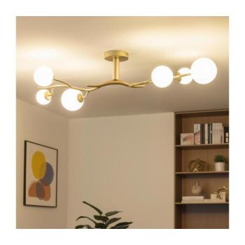 BRILAGI - LED Felületre szerelhető csillár MISTEL 6xG9/3W/230V arany/fehér 3009-6GW kép