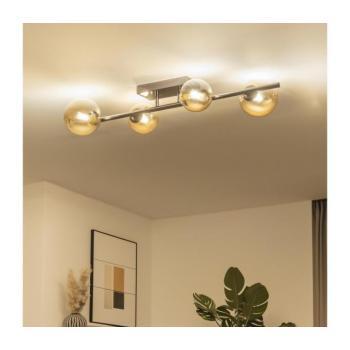 BRILAGI - LED felületre szerelhető MILLA csillár 4xG9/3W/230V fekete króm/arany 7010-4CA kép
